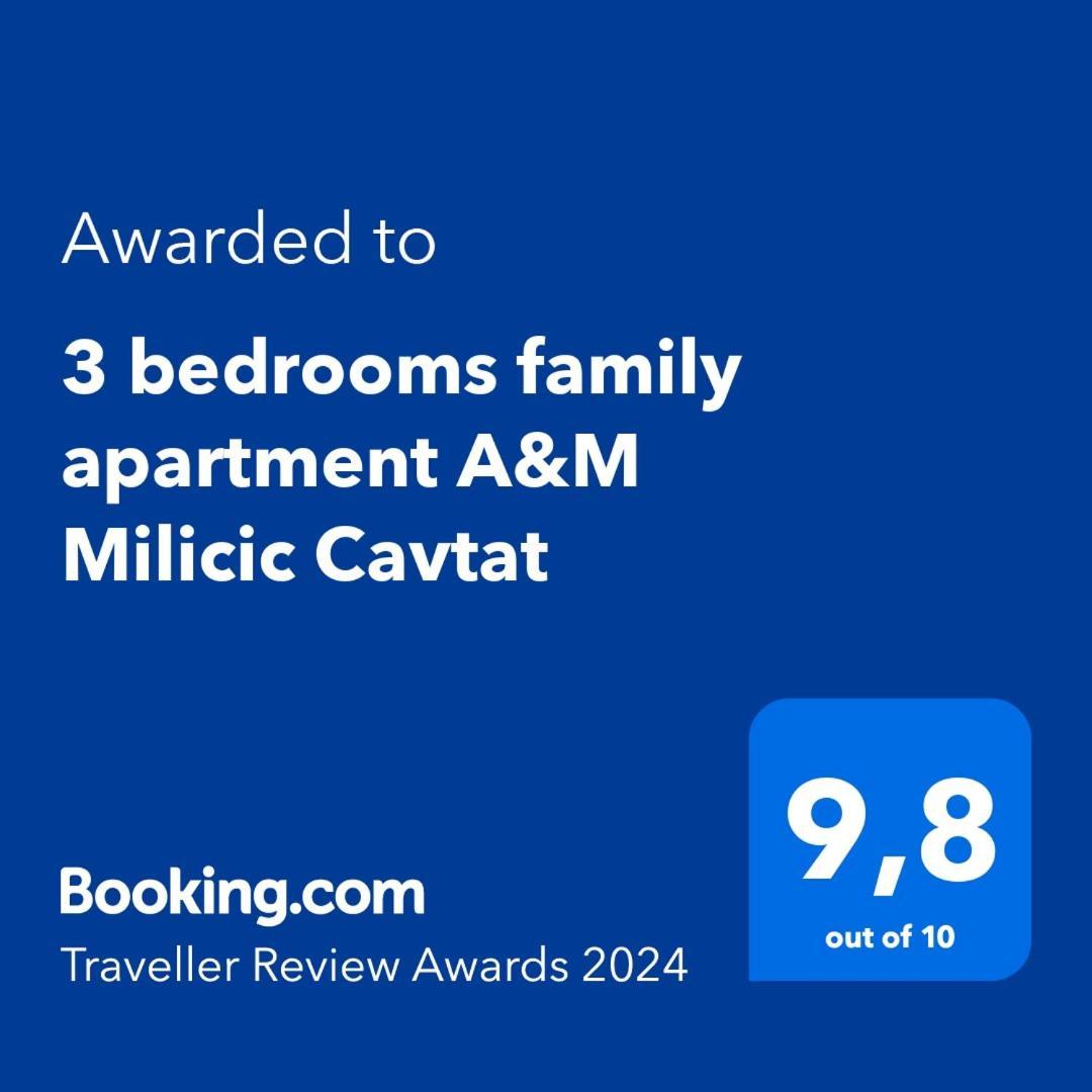 A&M Cavtat Family Apartment - 3 Bedrooms And Free Parking Exterior foto